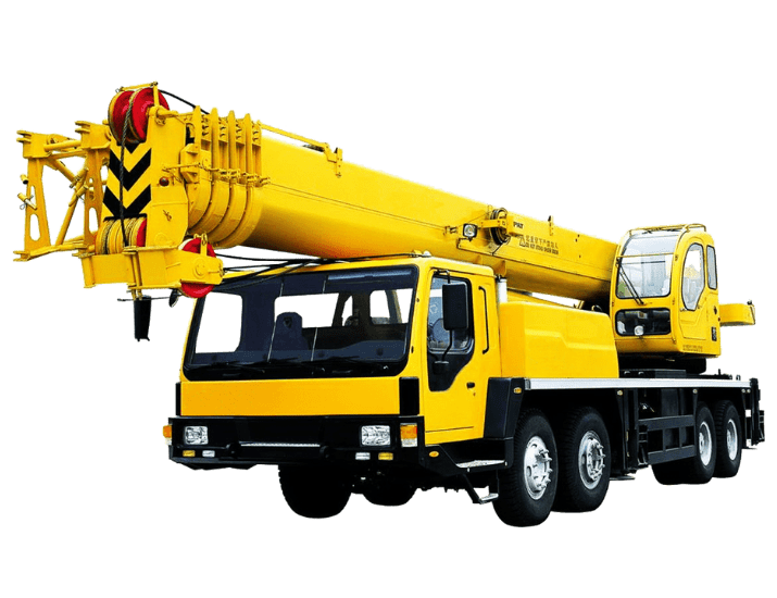 Mobile Crane available for rental from White Gold General Transport Company in Mussafah.