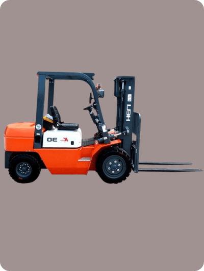3-ton Diesel Forklift available for rental from White Gold General Transport Company in Mussafah.