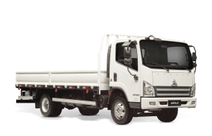 White Gold General Transport's fleet of 3 to 10-ton pickups available for rental in Mussafah.