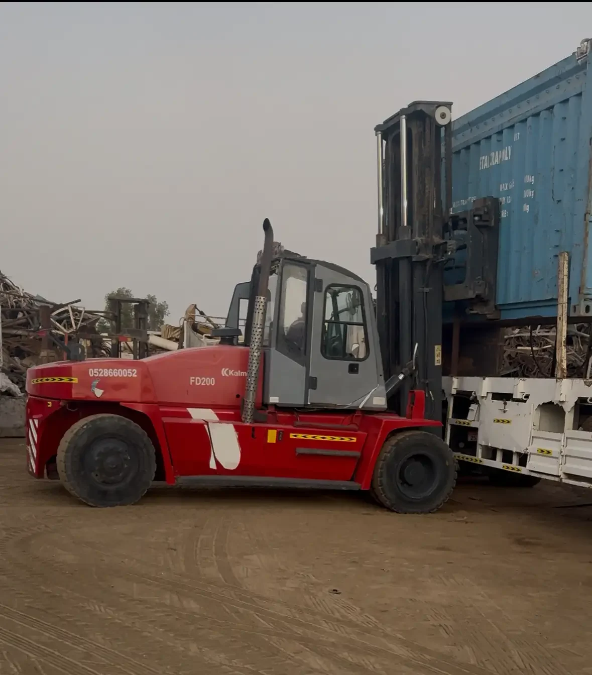Whitegold General Transport forklift for efficient material handling and loading.